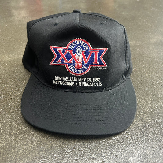 Vintage 1992 Super Bowl XXVI Minneapolis Hat