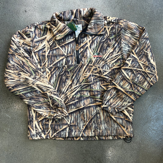 Vintage Mossy Oak Fleece Camo Quarter Zip