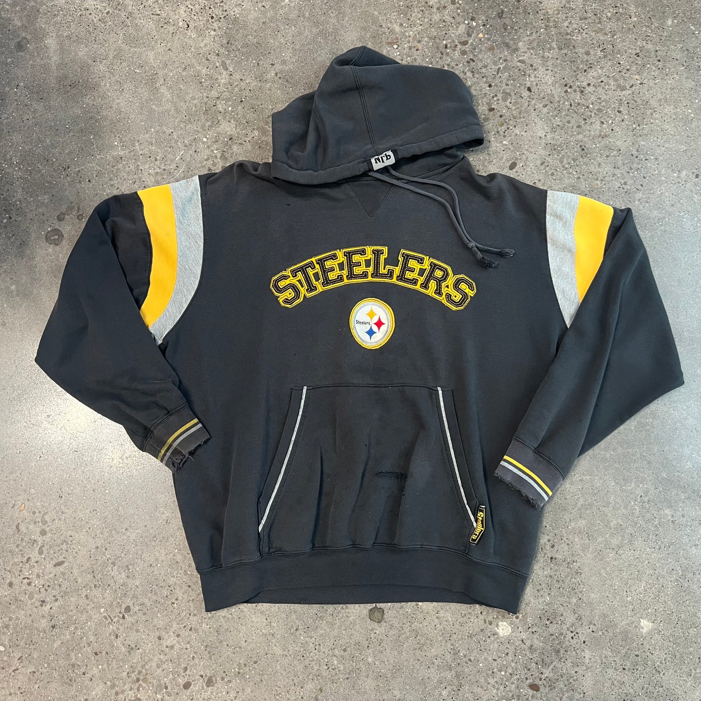 Vintage Steelers Logo Hoodie