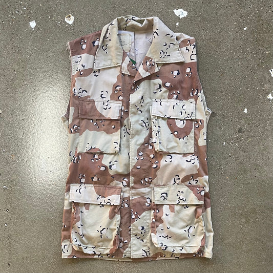 Vintage Camo Cutoff Jacket