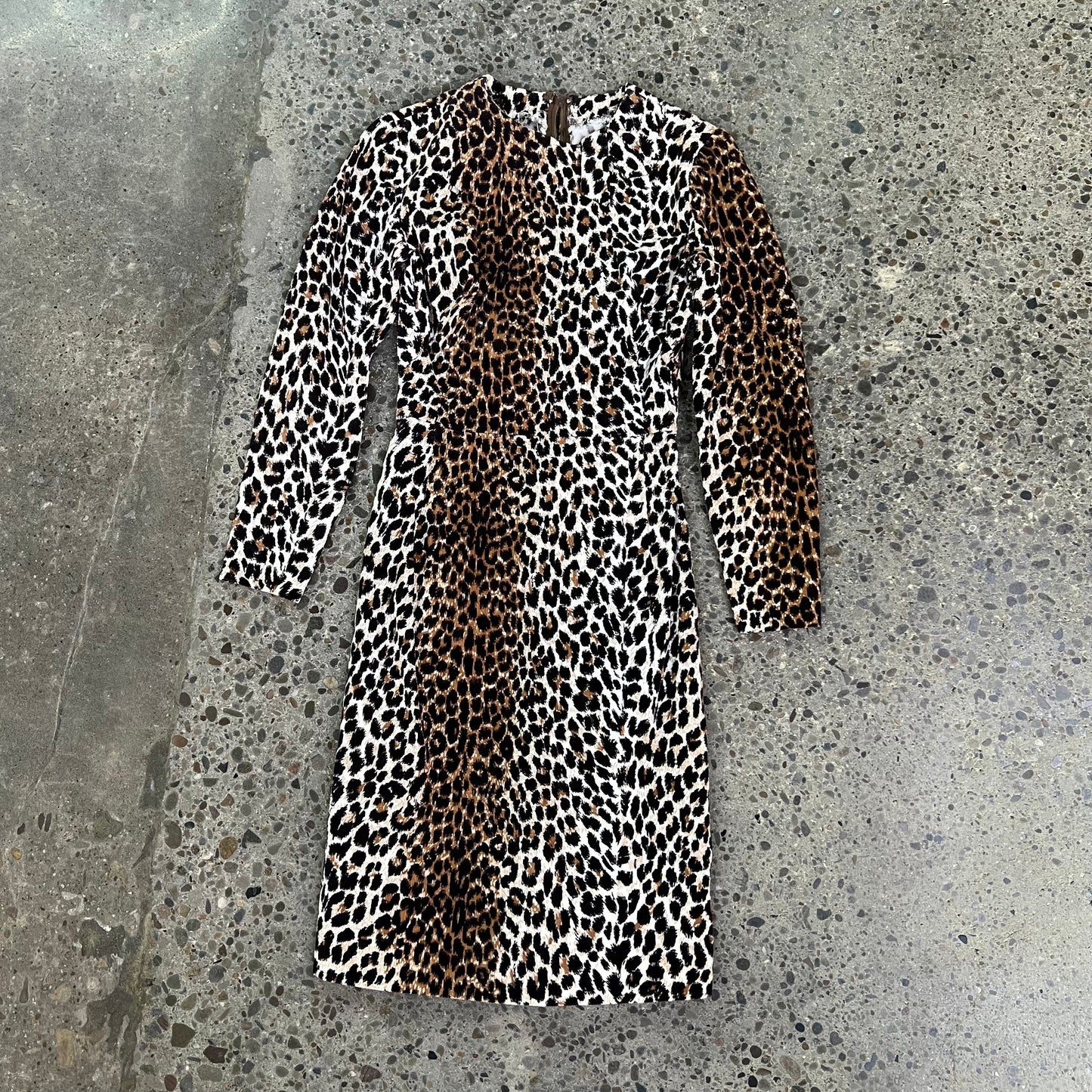 Vintage Leopard Print Dress