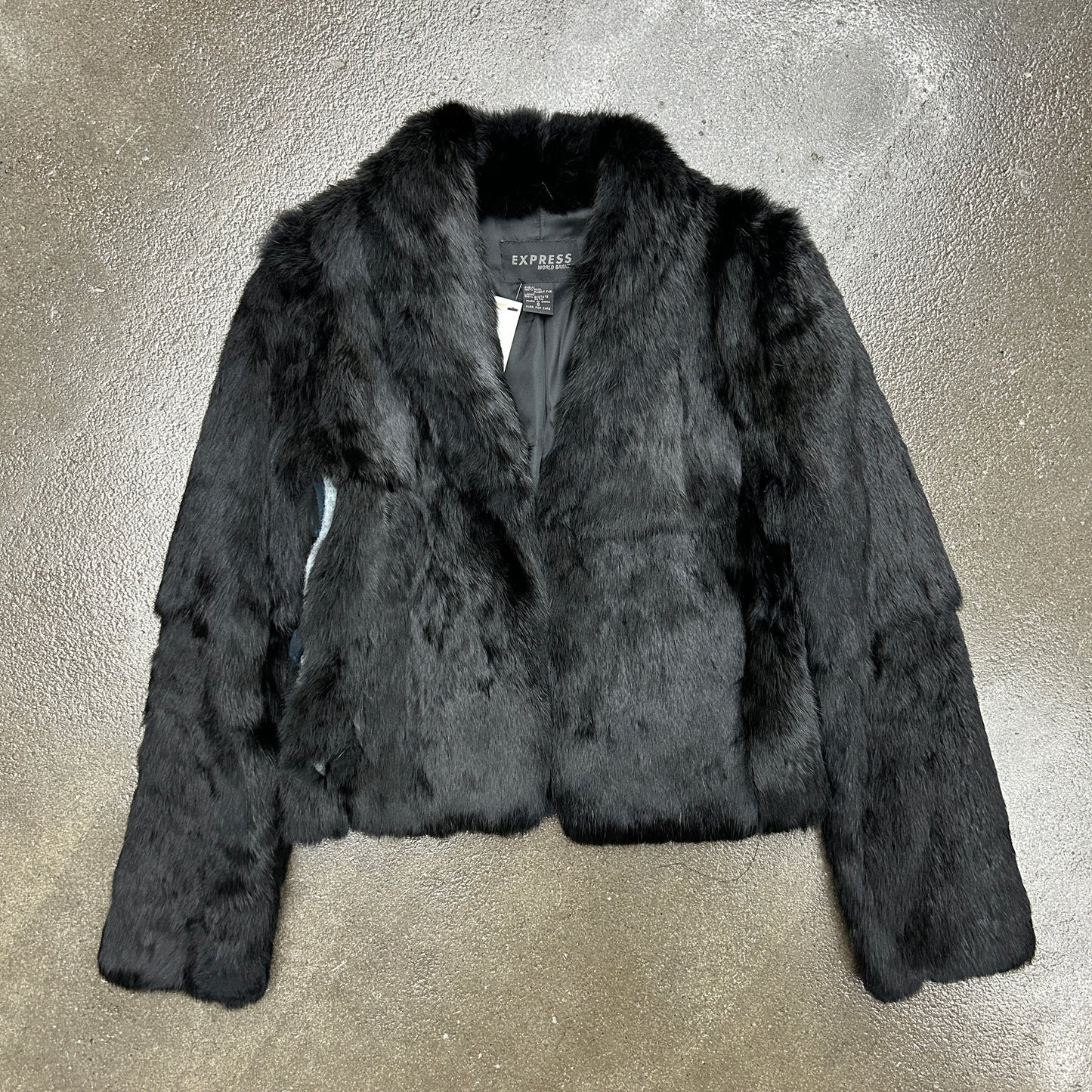 Vintage Express Rabbit Fur Jacket