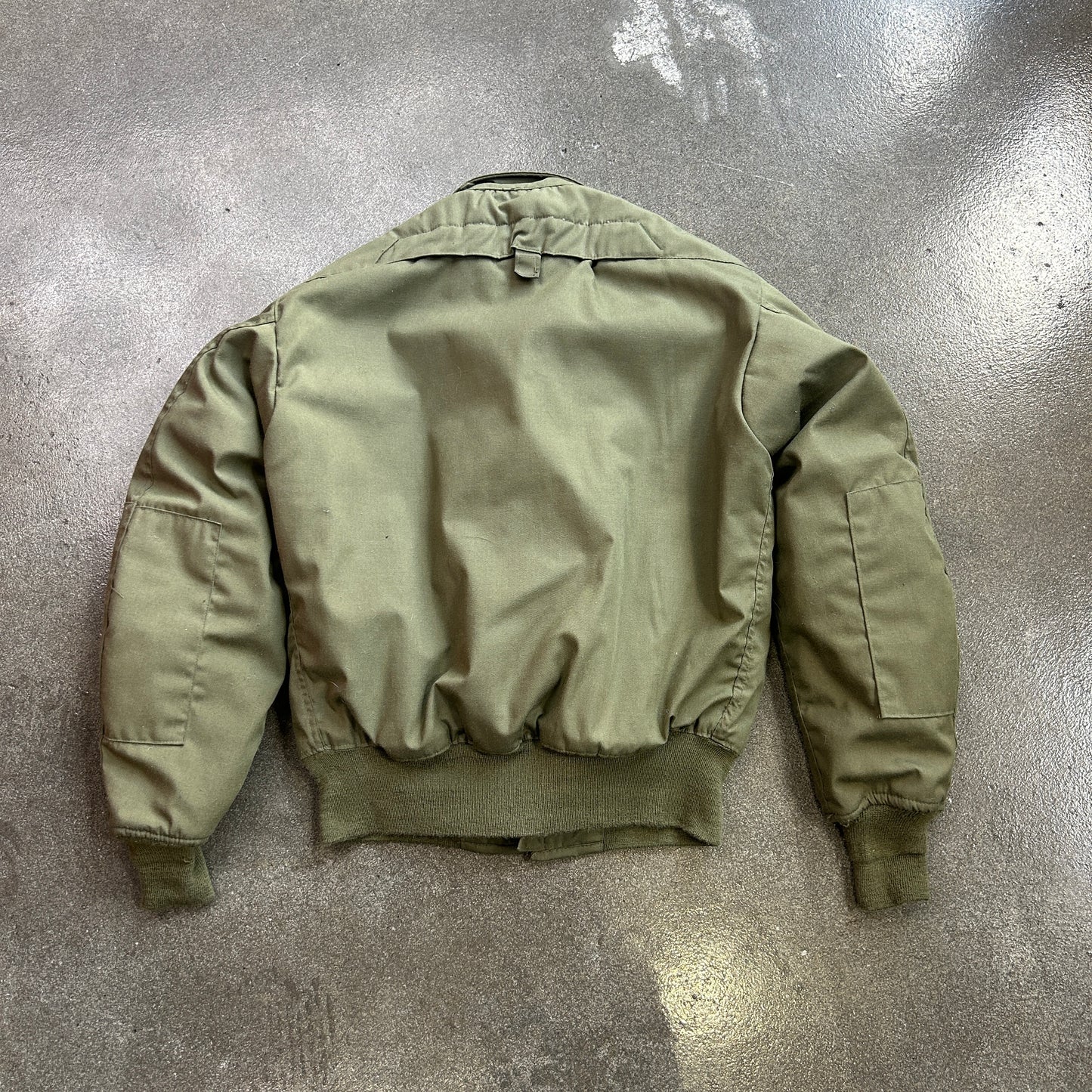 Vintage Army Green Bomber Jacket