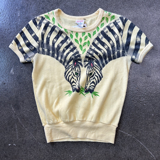 Vintage Zebra Colette Bonèe Baby Tee