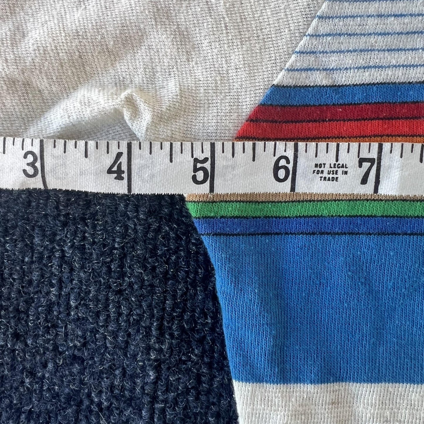 Vintage 70s Rainbow Striped Polo