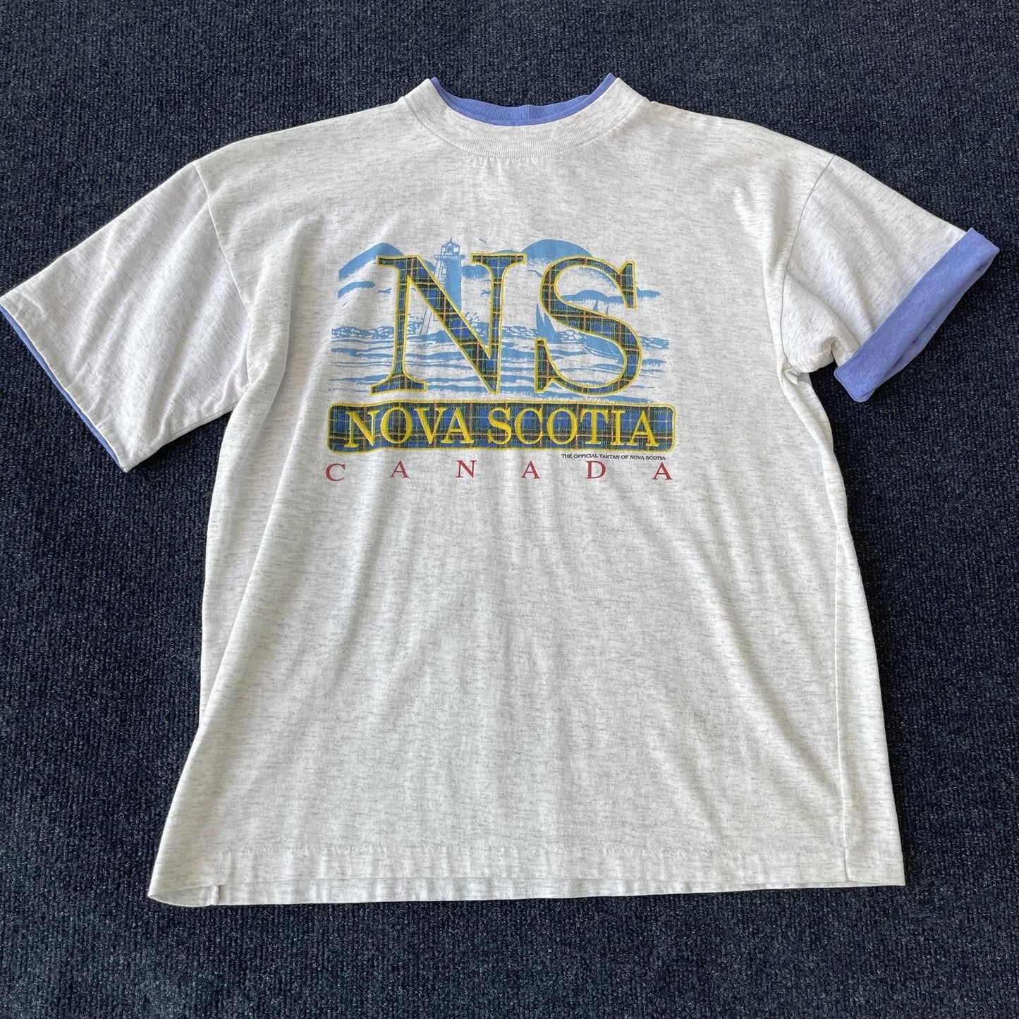 Vintage 90s Nova Scotia Ringer Tee