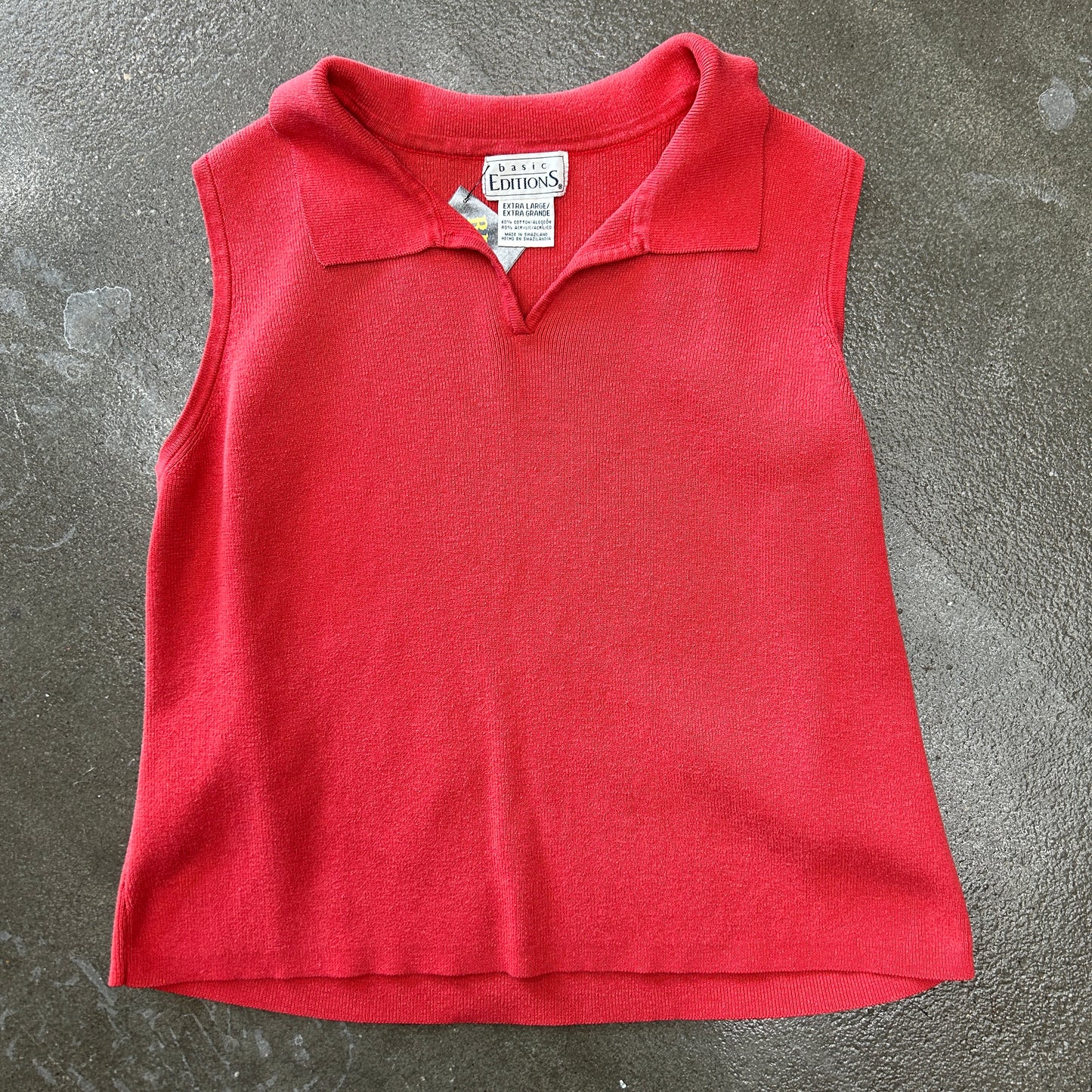 Vintage Basic Editions Sweater Vest