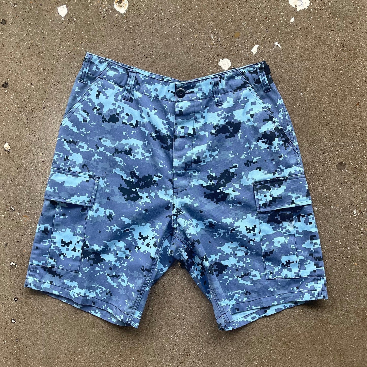 Vintage Camo Cargo Shorts