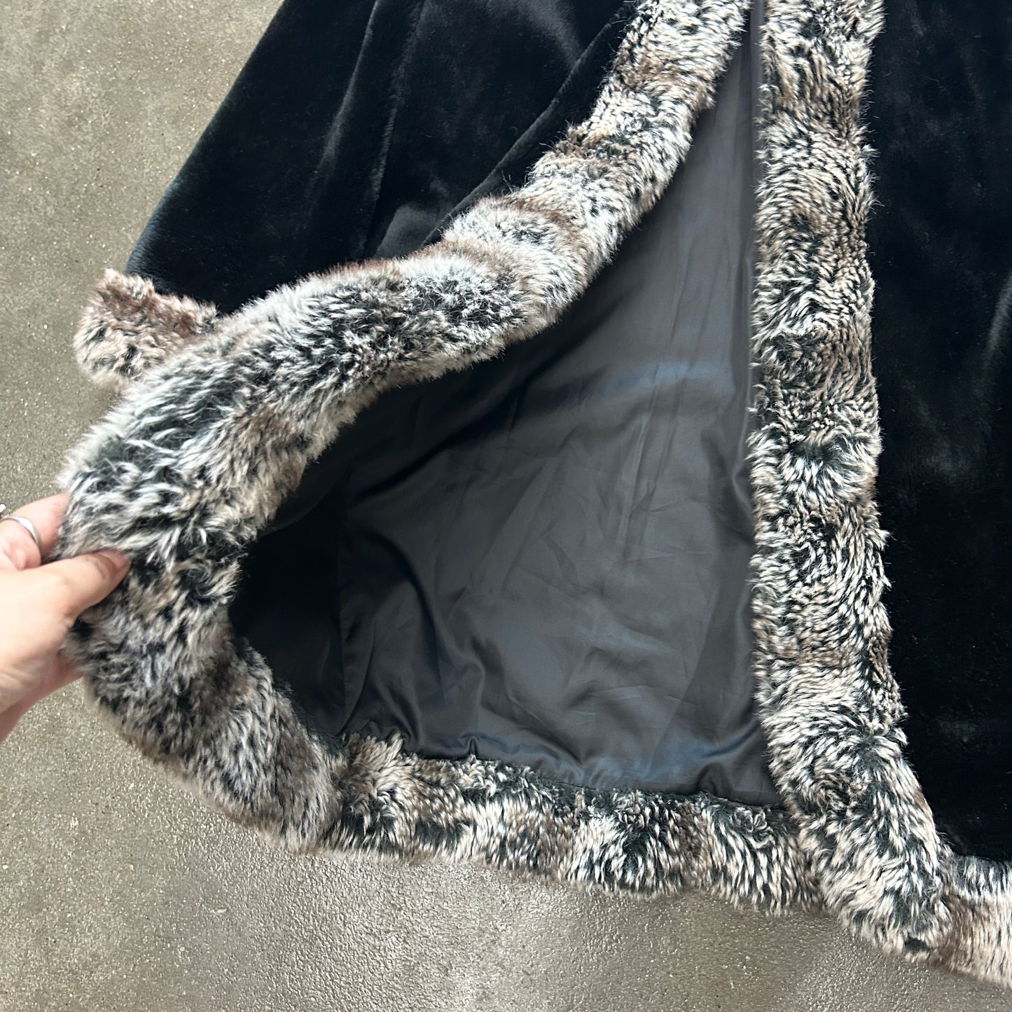 Vintage Alpine Studio Faux Fur Coat