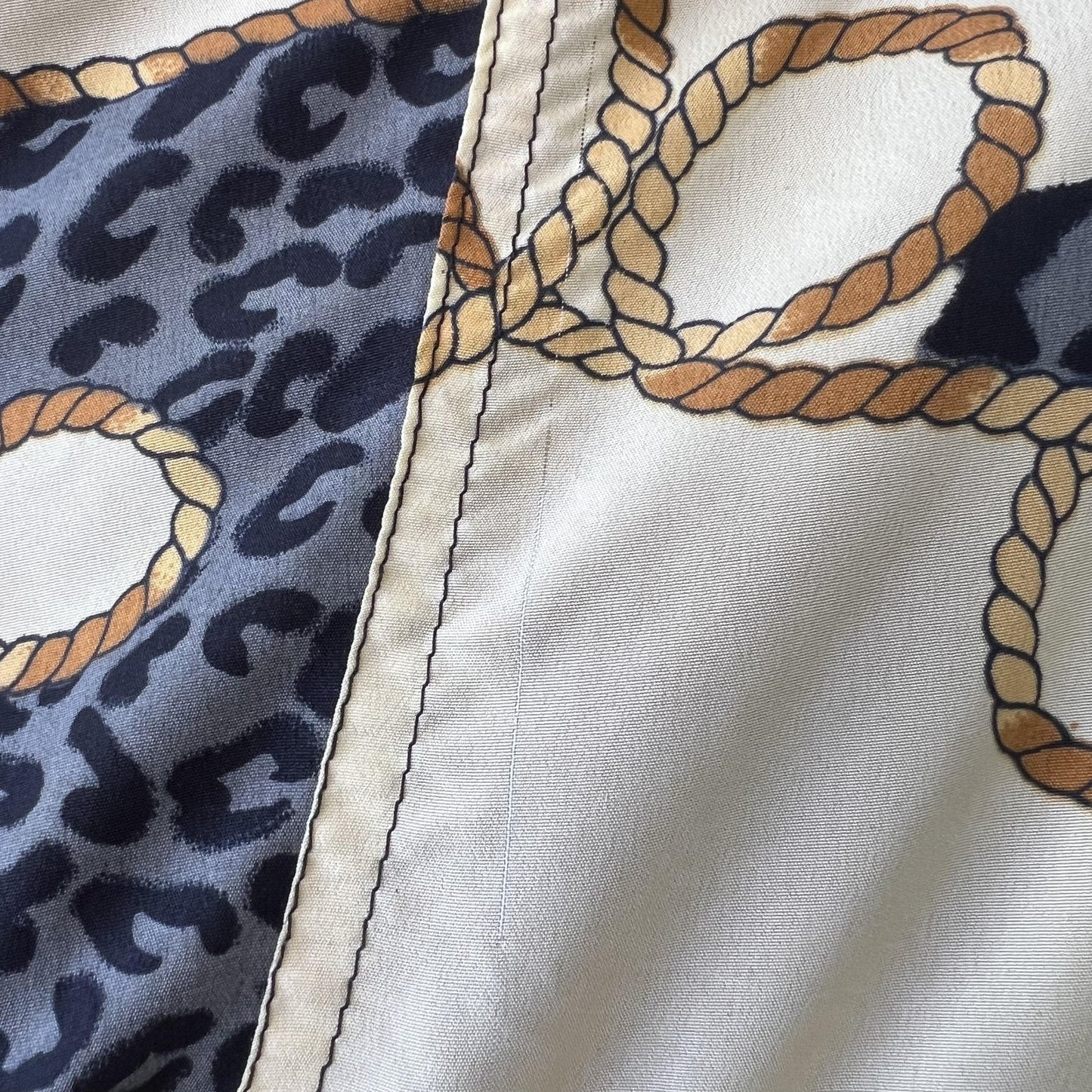 Vintage 90s Animal Print Checkered Windbreaker