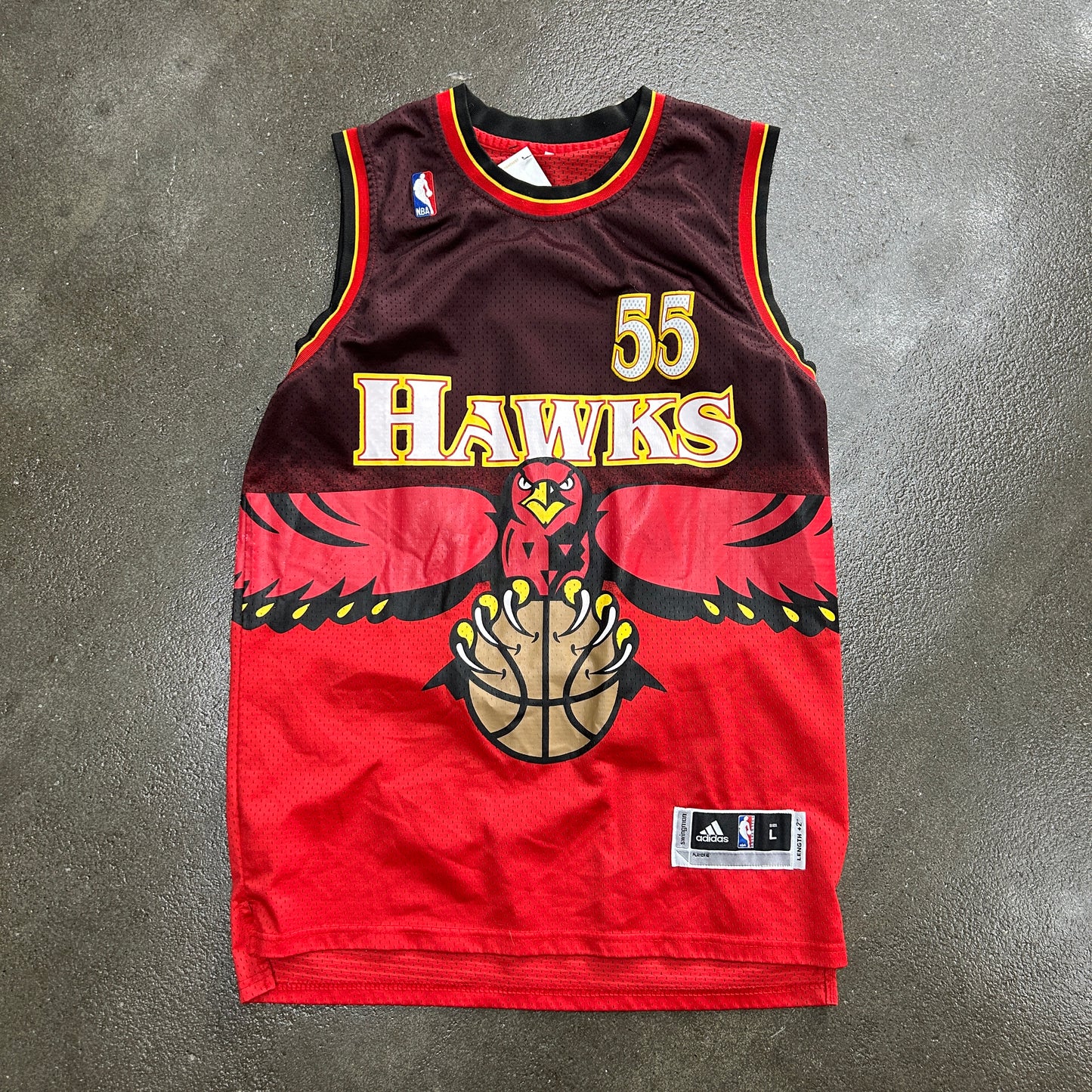 Atlanta Hawks Dikembe Mutombo Adidas Jersey