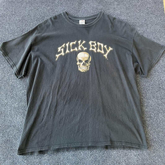 Y2K Sick Boy Motorcycle Skull Tee
