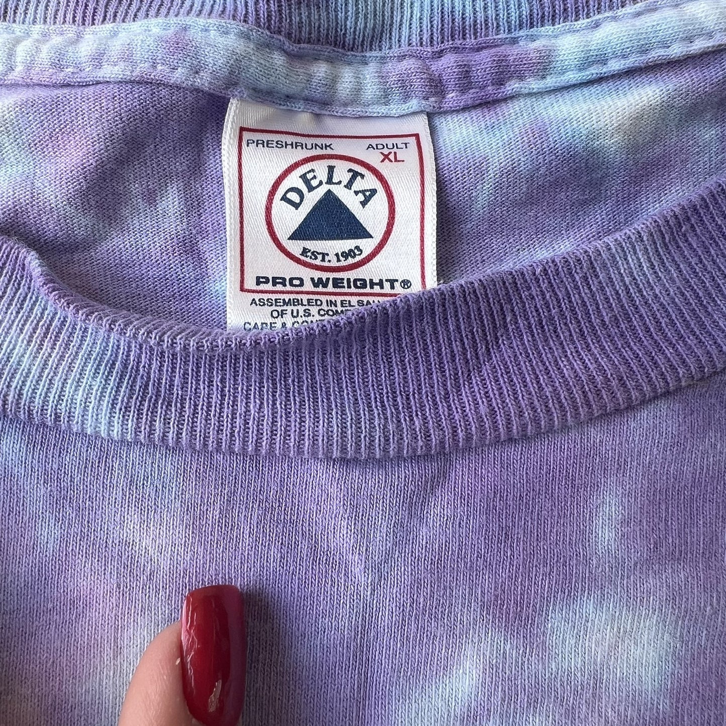 Vintage Jimi Hendrix Tie Dye Purple Haze Tee