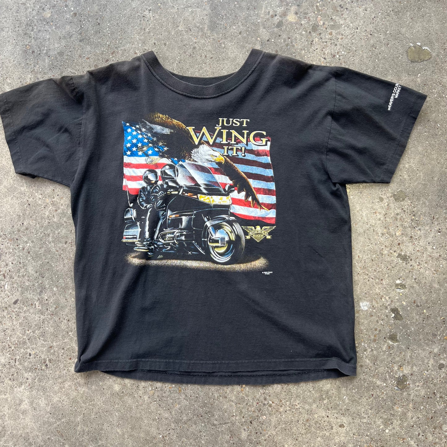 Vintage 2000s American Biker Tee