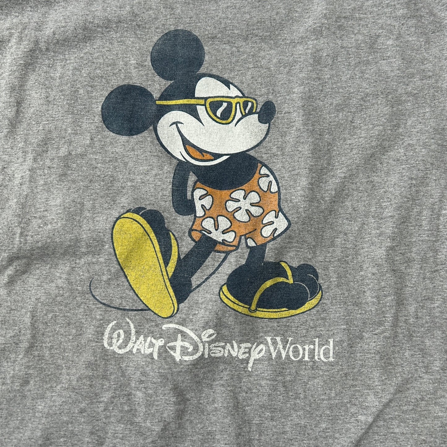 Vintage Walt Disney World Tropical Mickey Mouse Tee