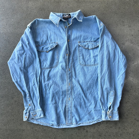 Vintage Impact Denim Button Down