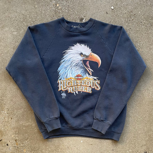 Vintage 1985 Harley Davidson Righteous Ruler Crewneck