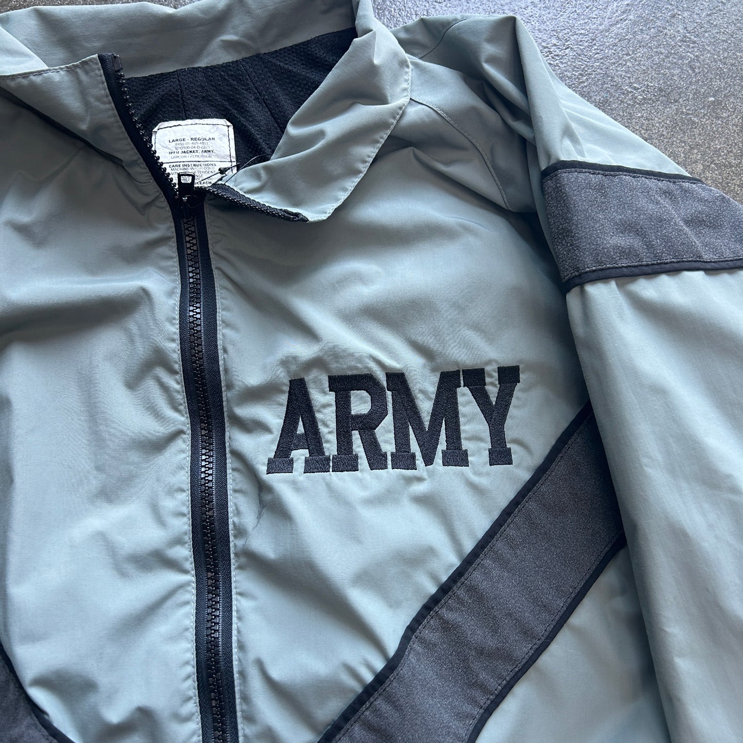 Vintage Army Zip Up Jacket