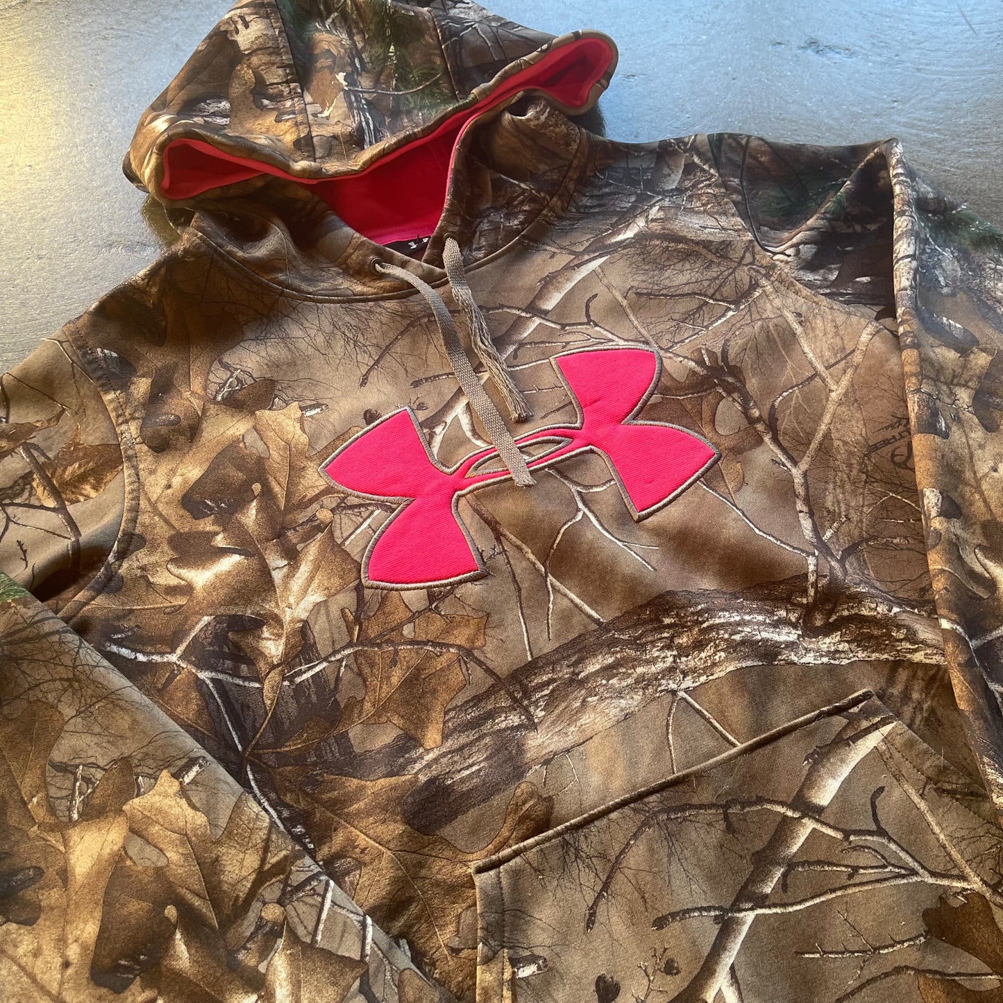 Vintage Under Armor Camo Hoodie