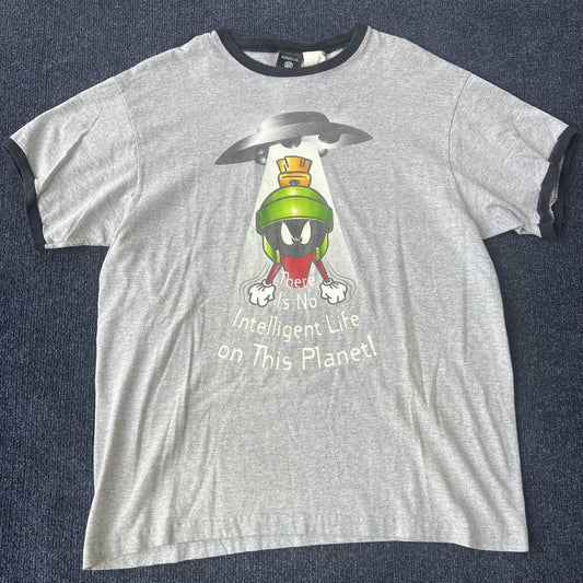 Vintage 90s Marvin The Martian Ringer Tee