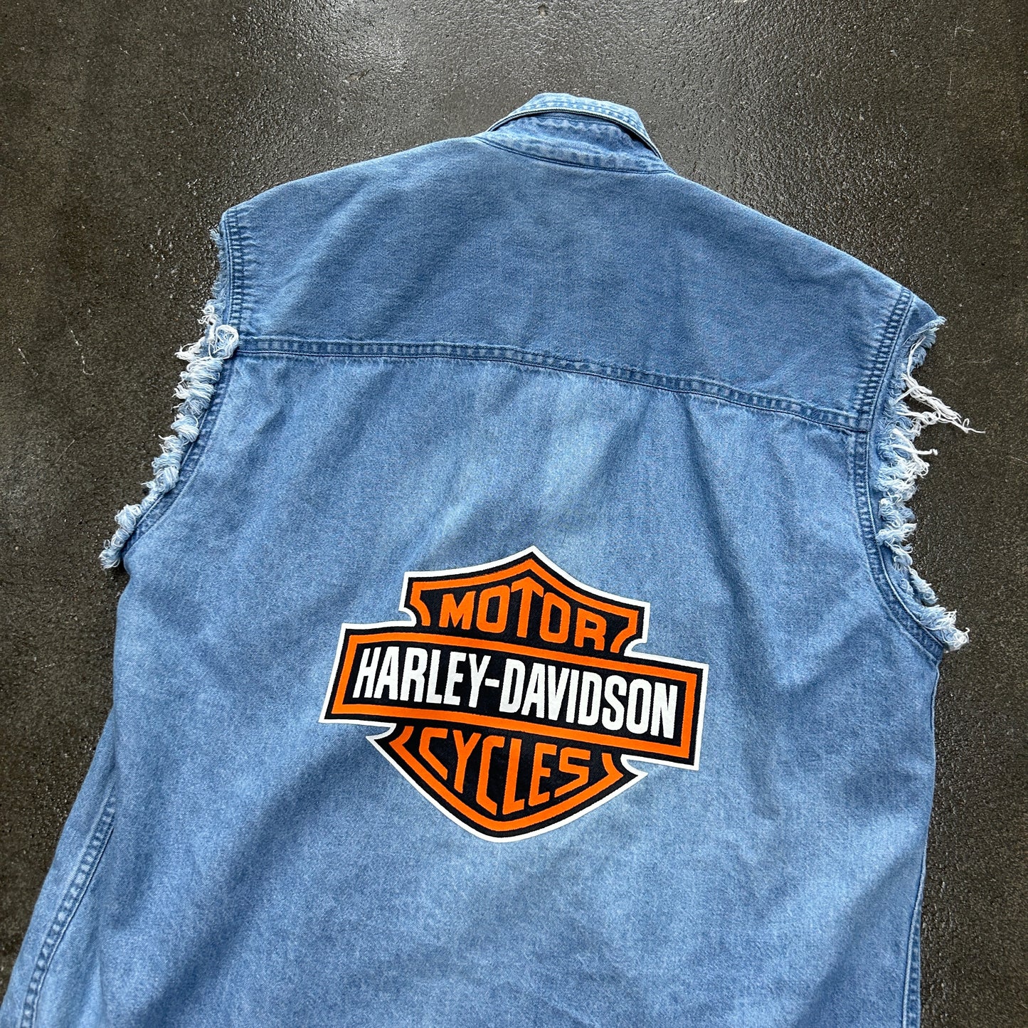 Vintage Harley Davidson Button Up