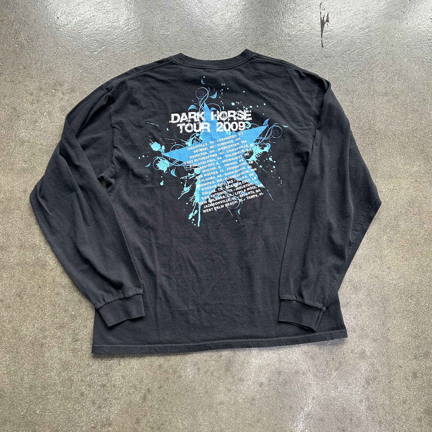 Vintage Nickelback Dark Horse Tour Long Sleeve