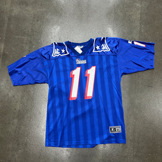 Vintage 90s Drew Bledsoe New England Patriots Starter Jersey