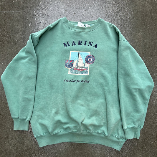 Vintage Cape Isle Yacht Club Marina Crewneck