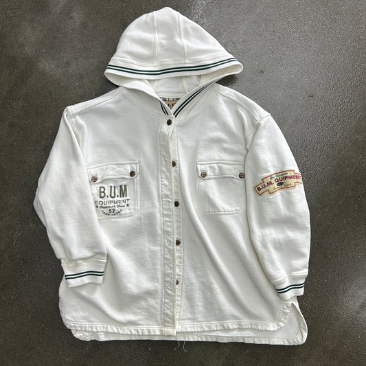 Vintage BUM Equipment Button Down Hoodie