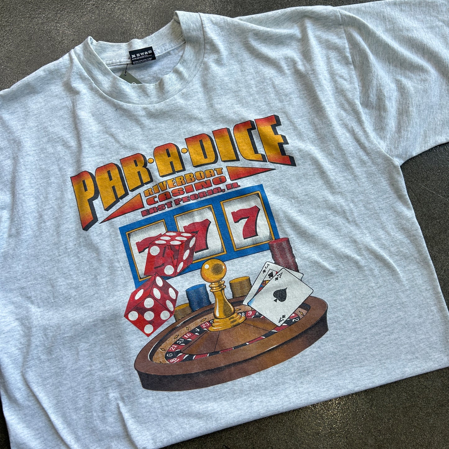 Vintage Par A Dice Casino Tee