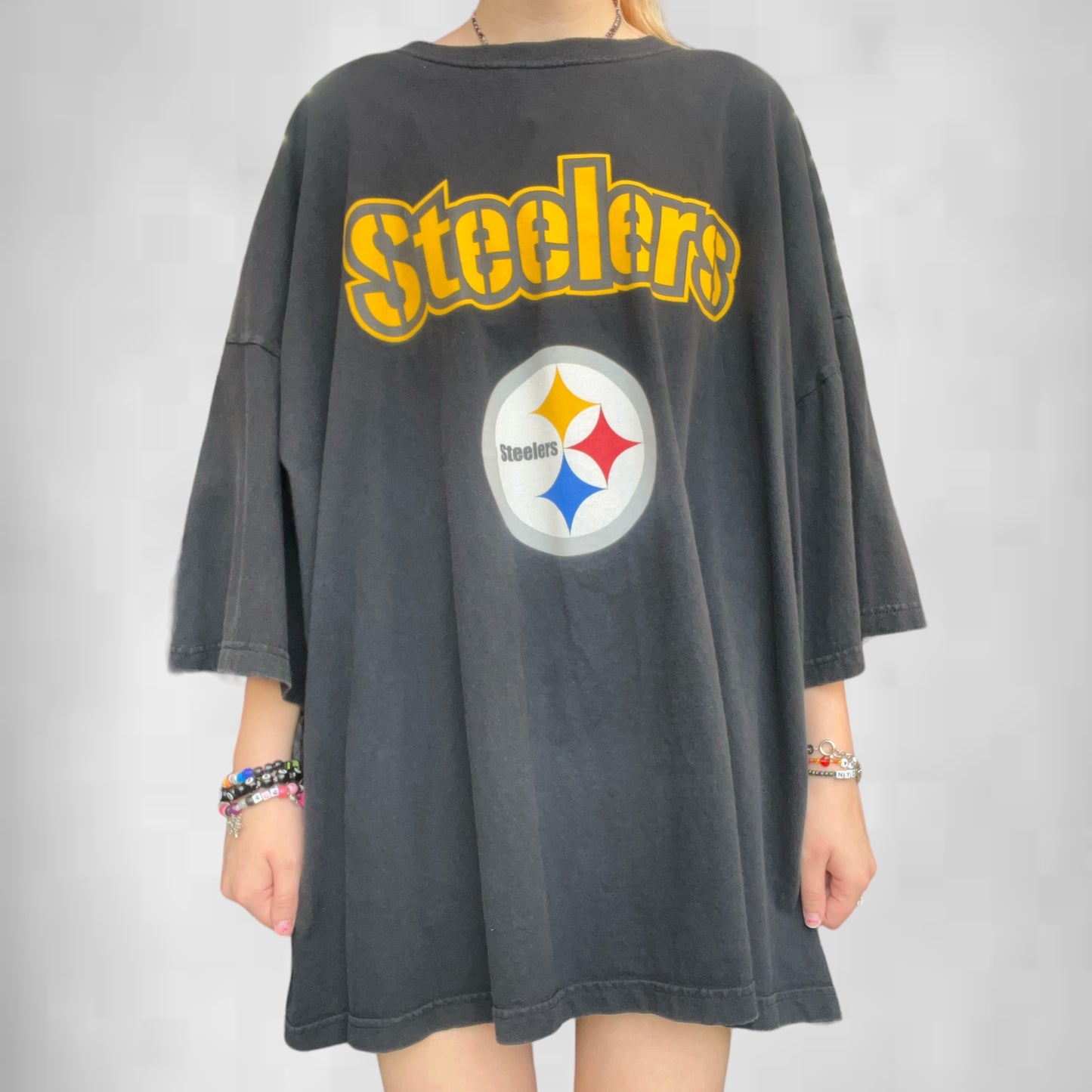 Vintage Steelers Logo Tee