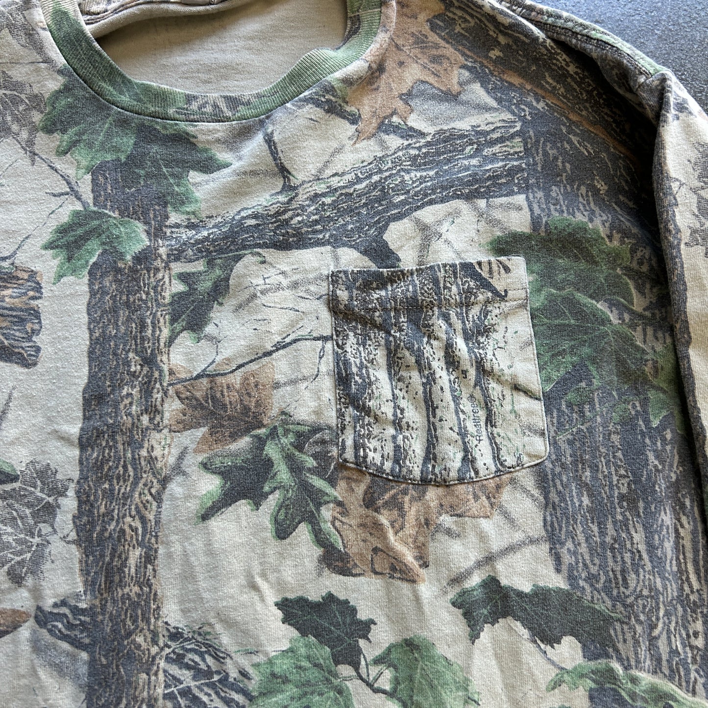 Vintage Jerzees Outdoor Camo Long Sleeve