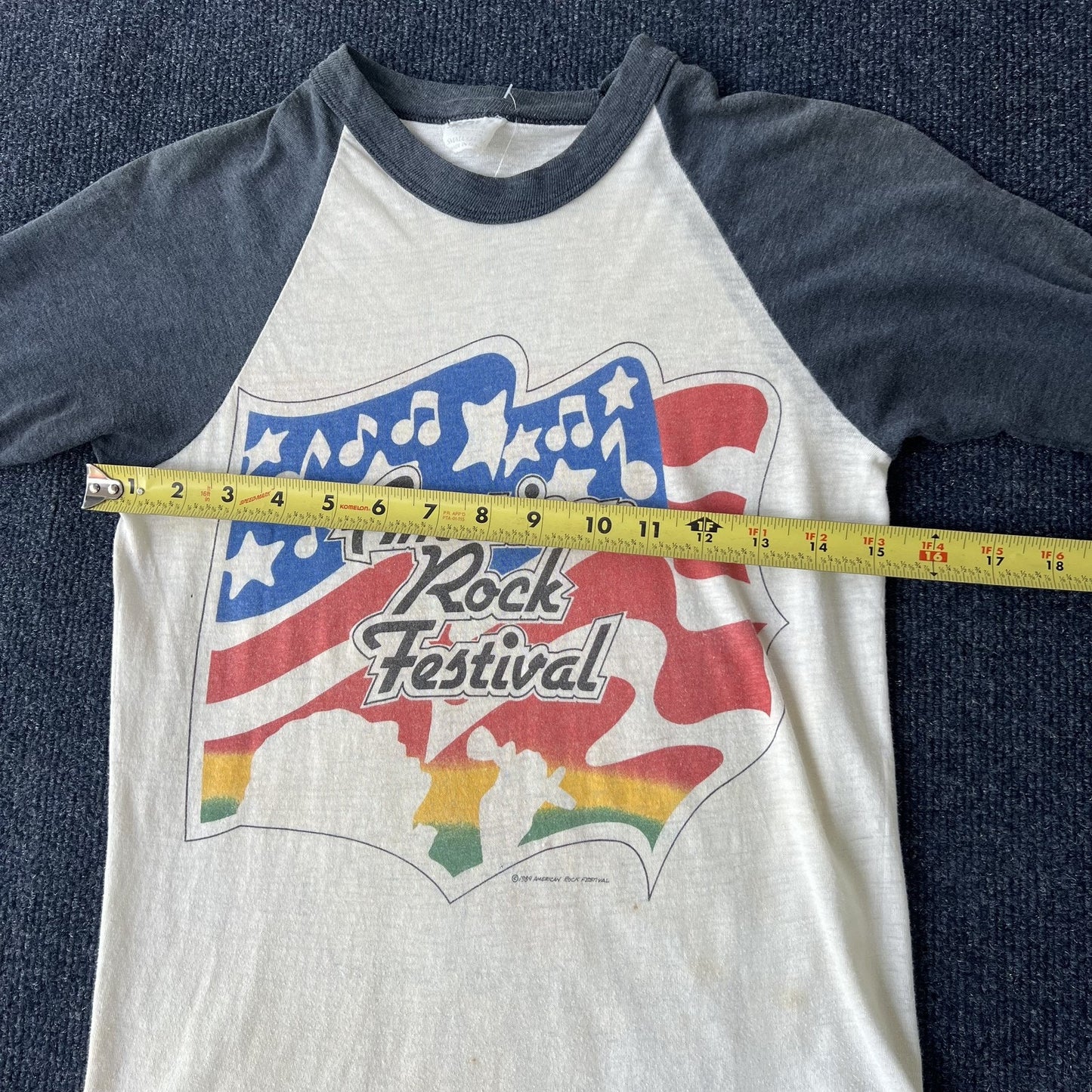Vintage 1984 American Rock Festival Tour Tee