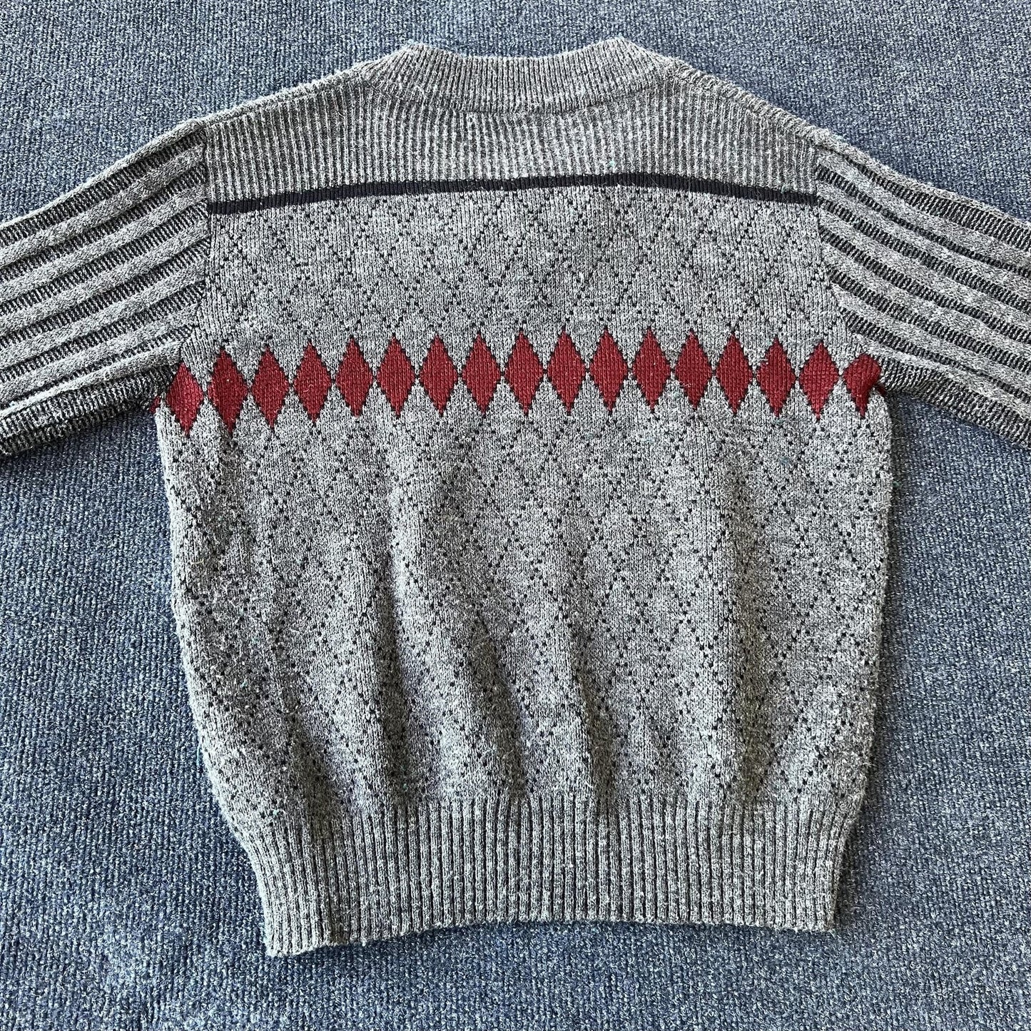 Vintage 80s Argyle Sweater