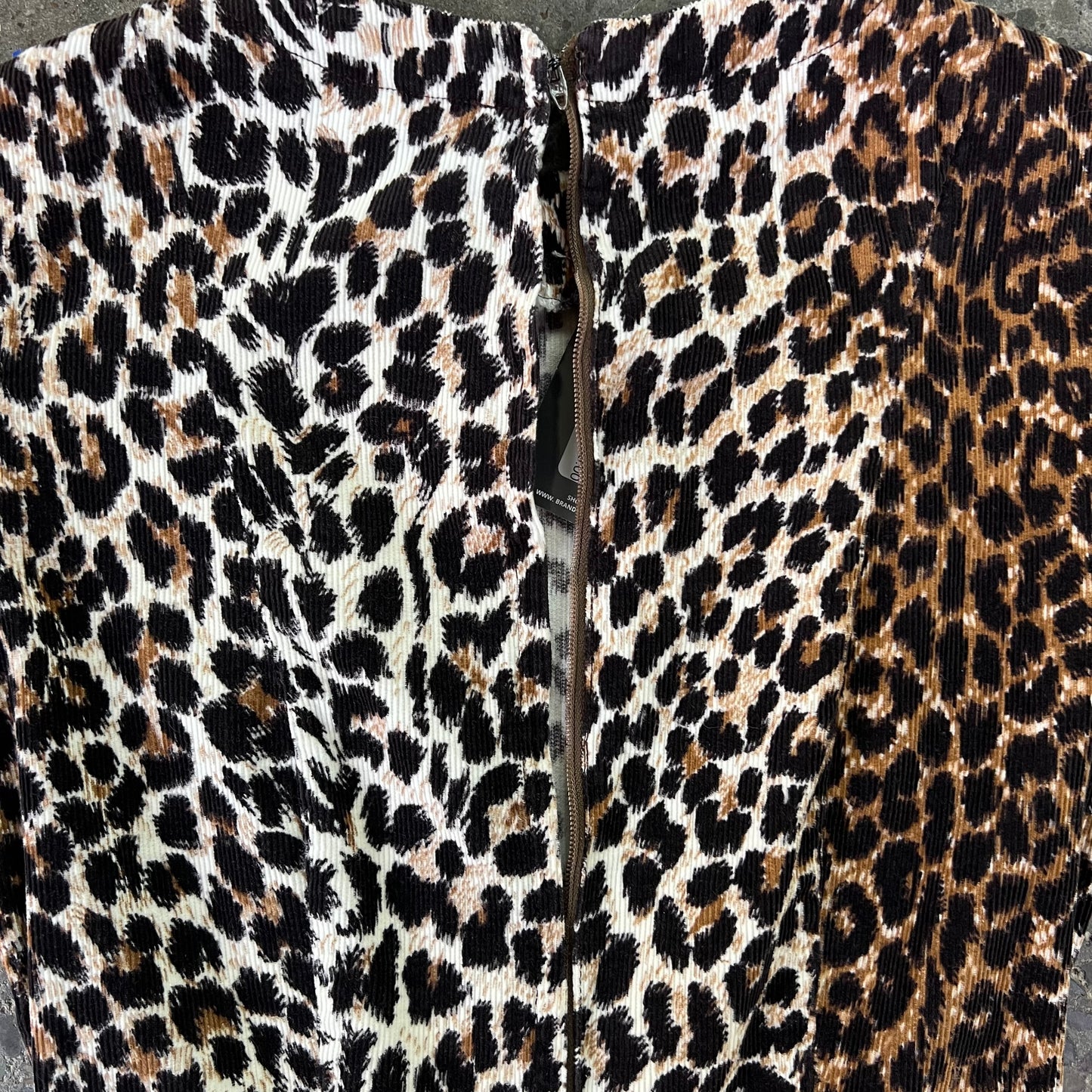 Vintage Leopard Print Dress