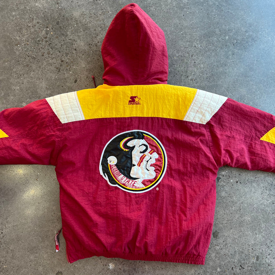 Vintage FSU Seminoles Starter Puffer