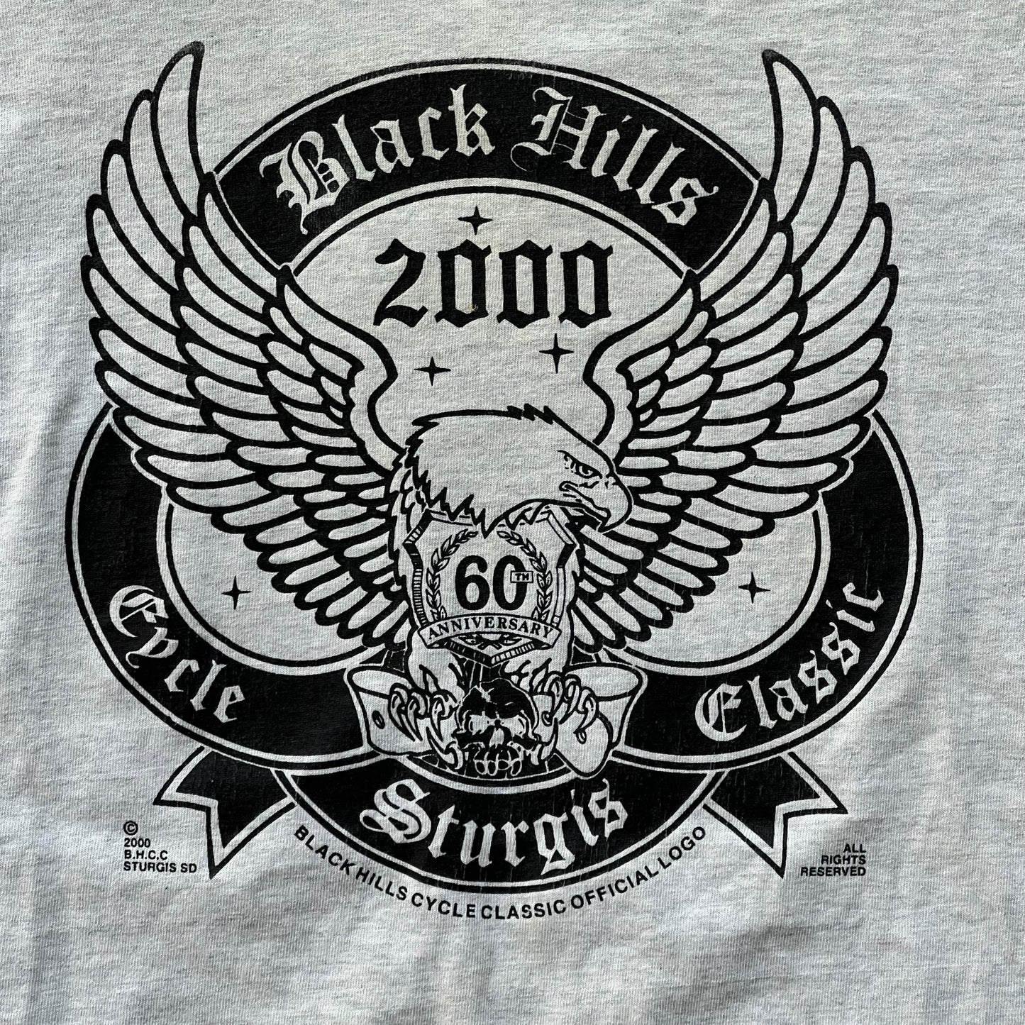 VIntage 2000s Black Hills Cycle Classic Tee