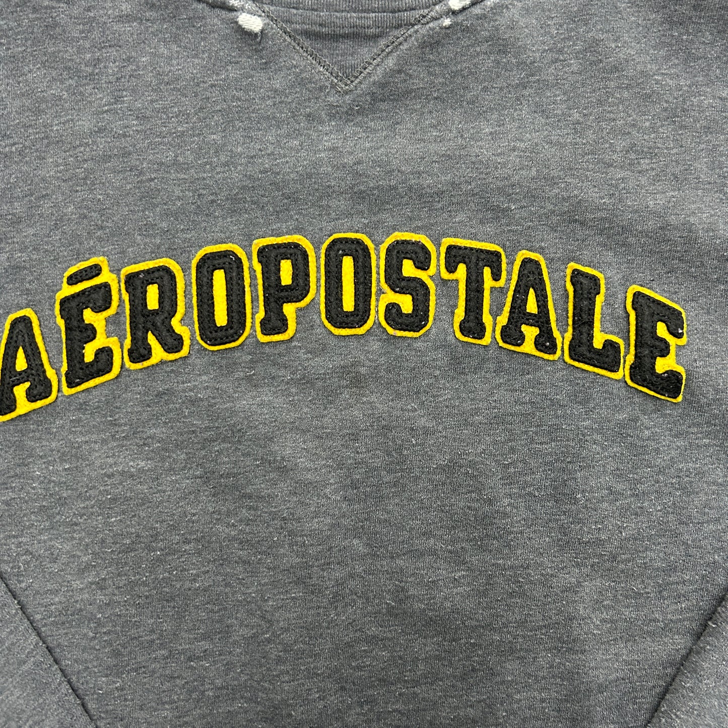 Aeropostale Y2K Distressed Crewneck