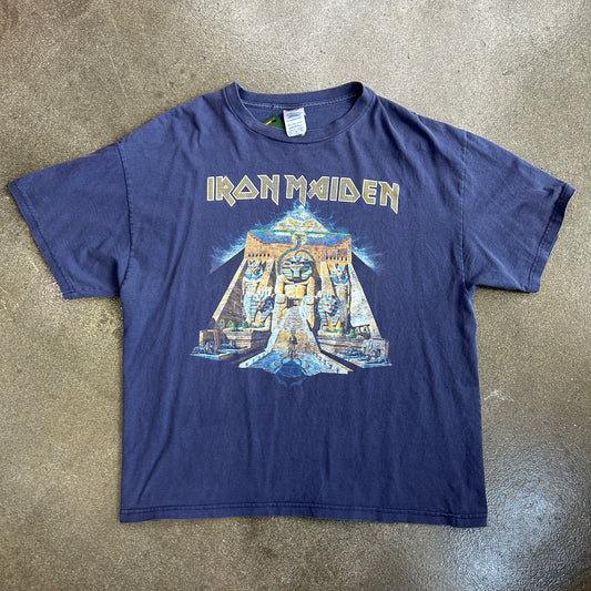 Vintage 2000s Iron Maiden Powerslave Tour Tshirt