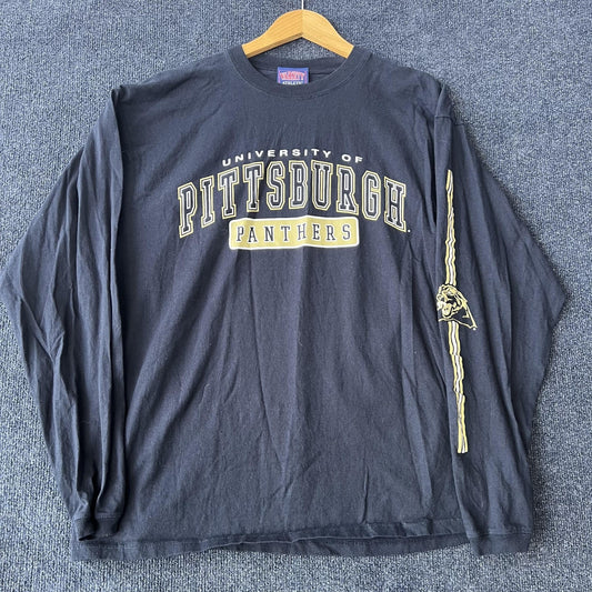 Y2K Pittsburgh Panthers Basketball Long Sleeve Tee