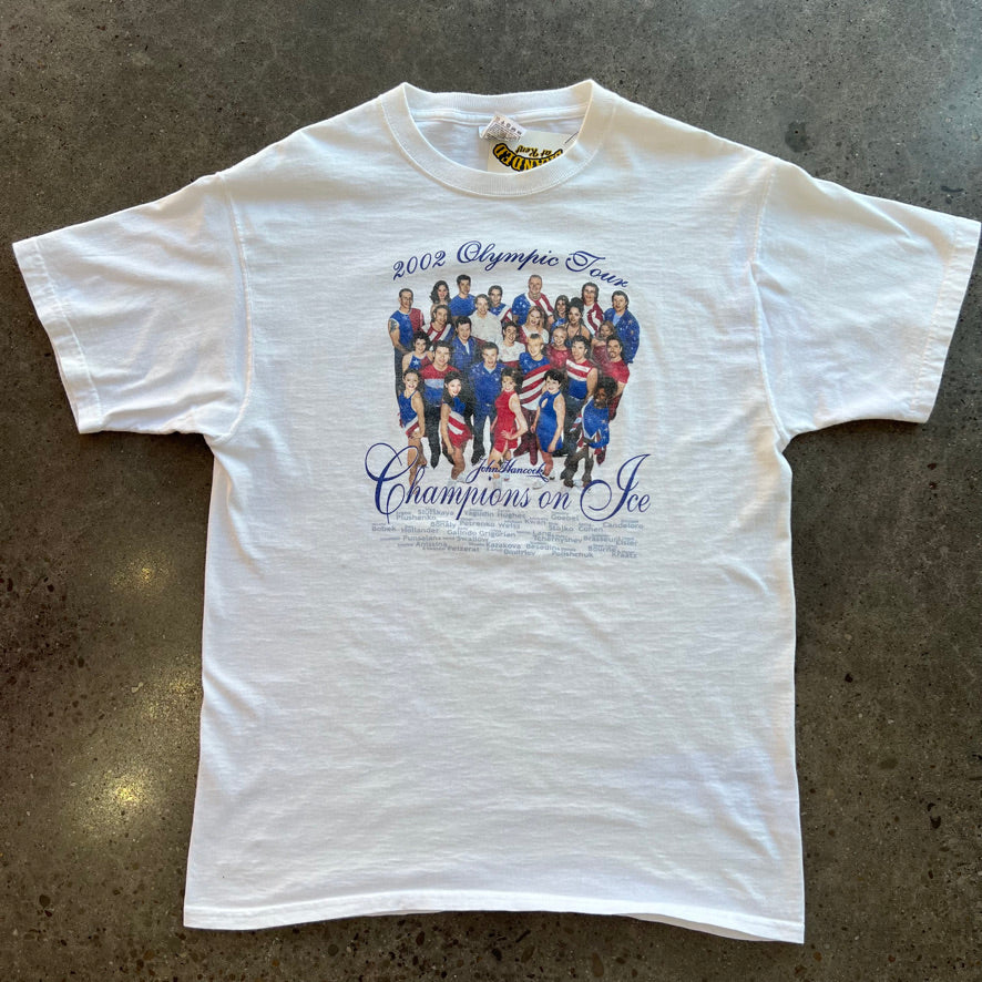 Vintage 2002 Olympic On Ice Tour Tee