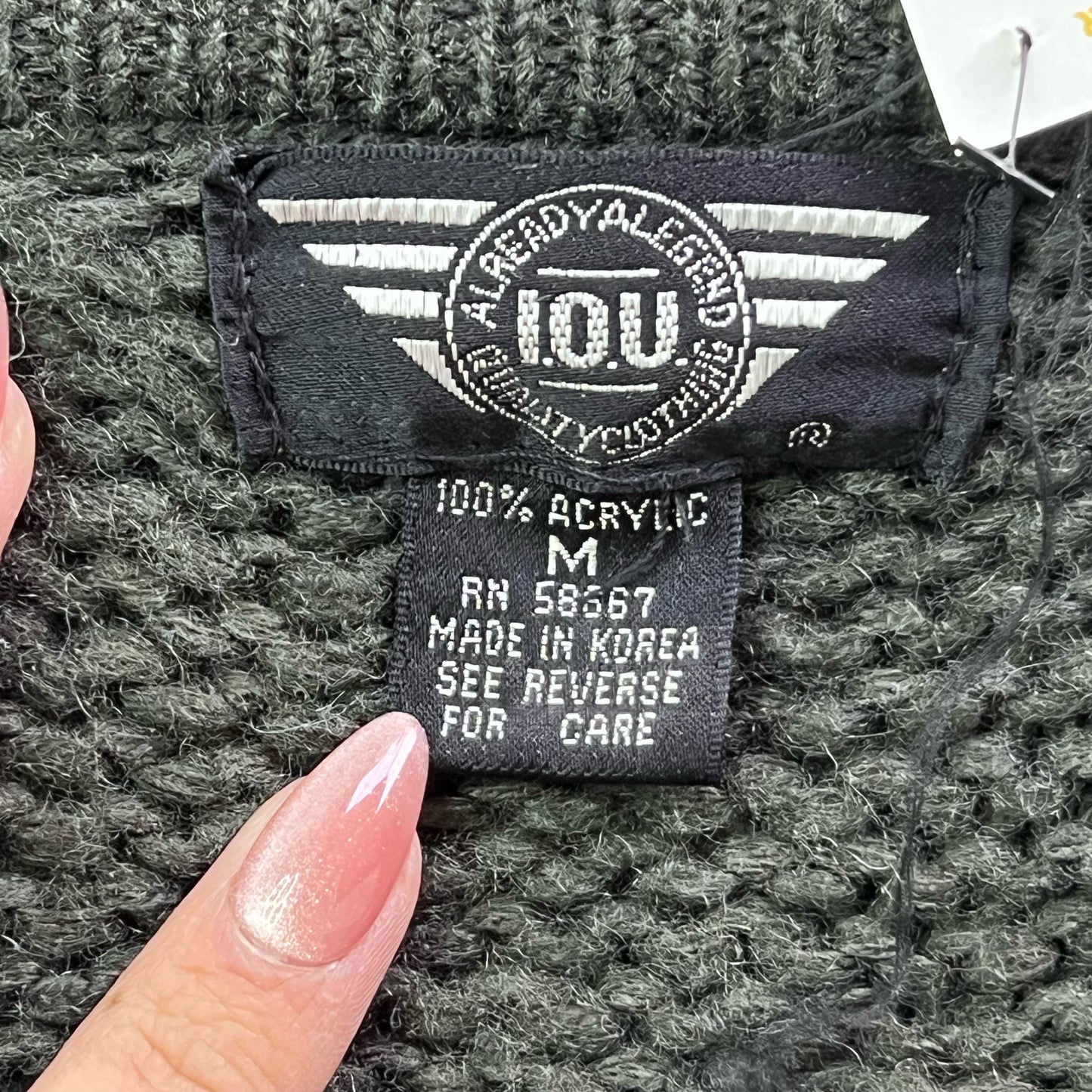 Vintage IOU Club Sweater