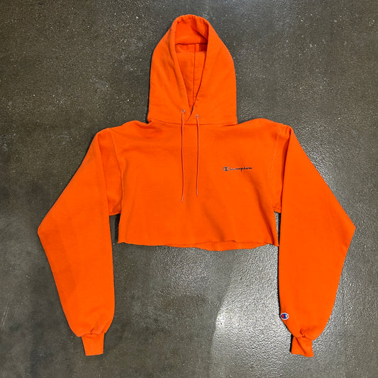 Vintage Champion Cropped Hoodie