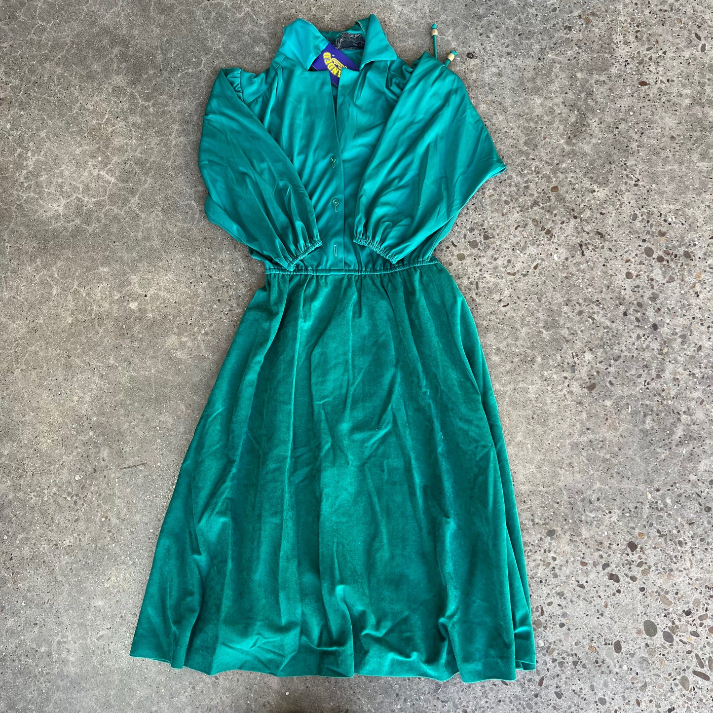 Vintage Ms Sugar Green Dress