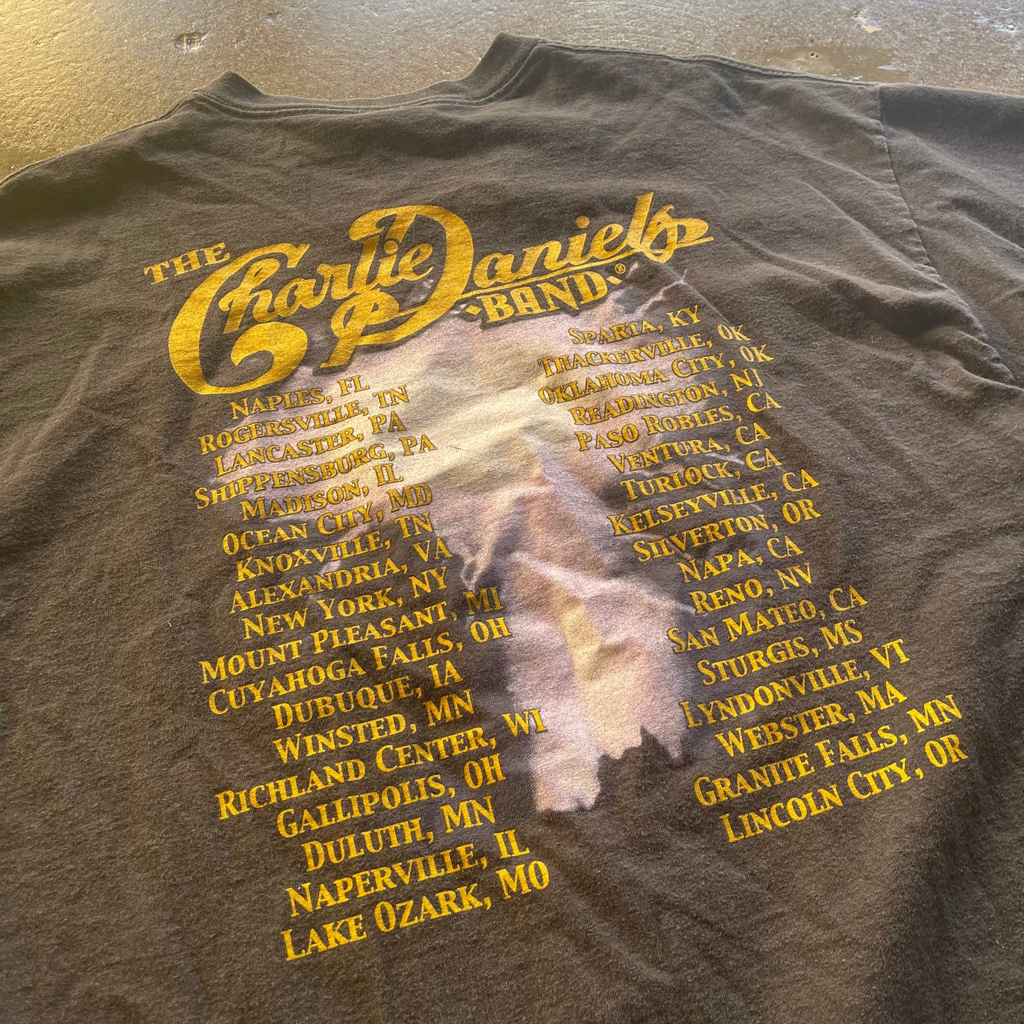 Vintage The Charlie Daniels Band Tour Tee