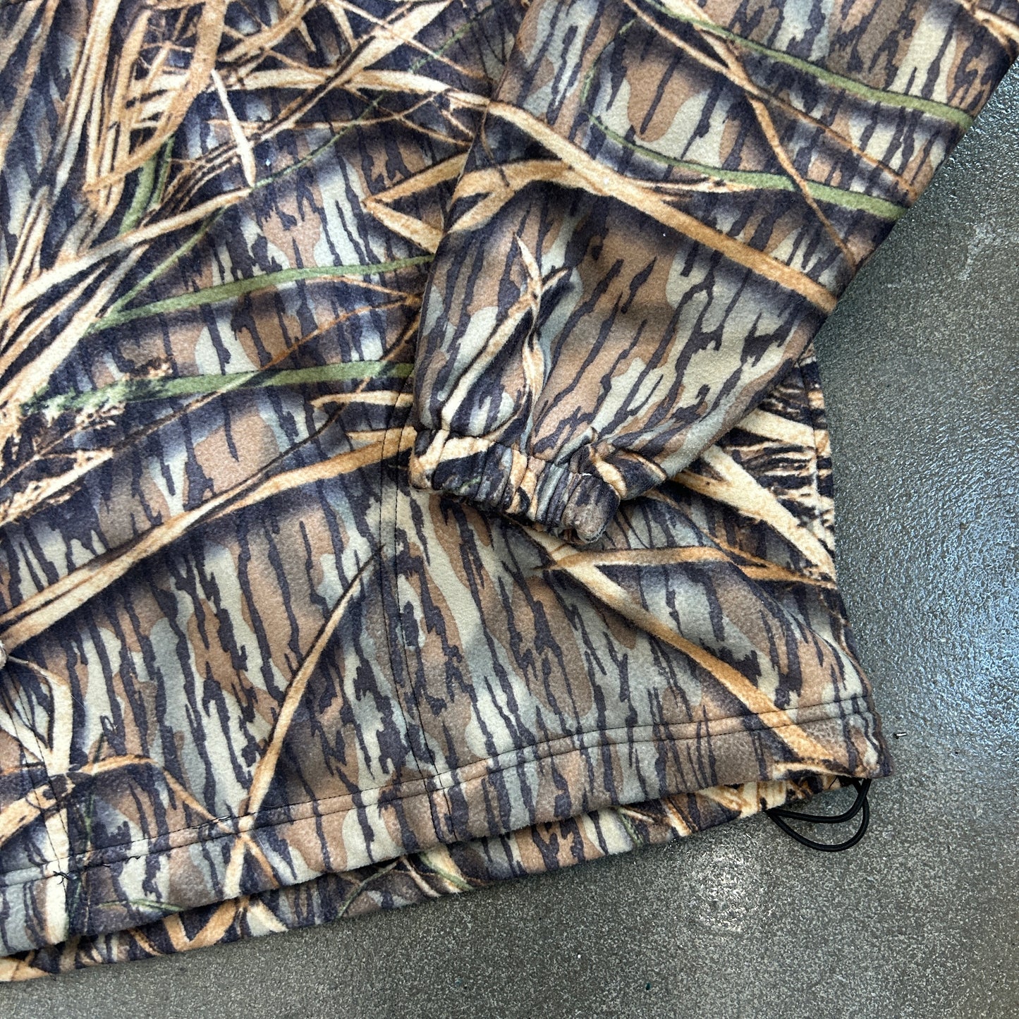 Vintage Mossy Oak Fleece Camo Quarter Zip