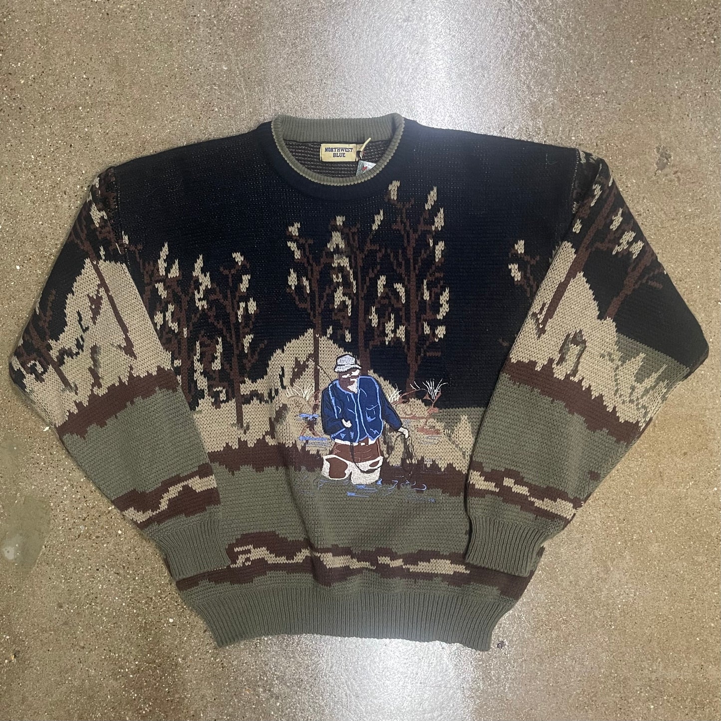 Vintage Northwest Blue Sweater