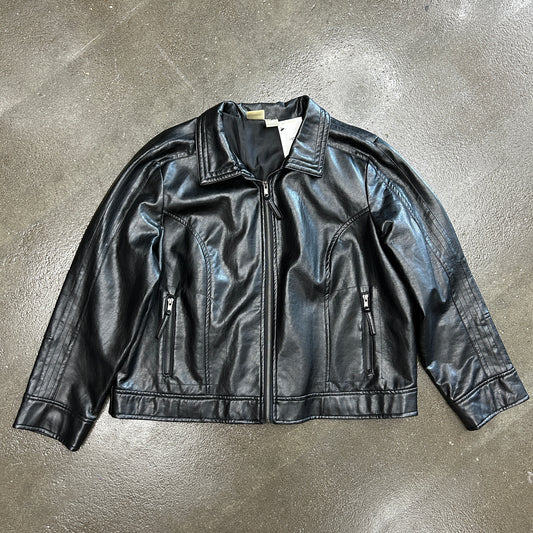 Vintage Faux Leather Jacket