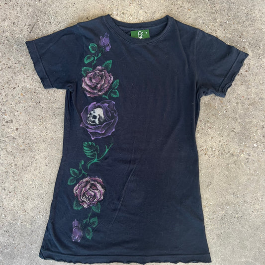Vintage Floral Y2K Sinful Tee