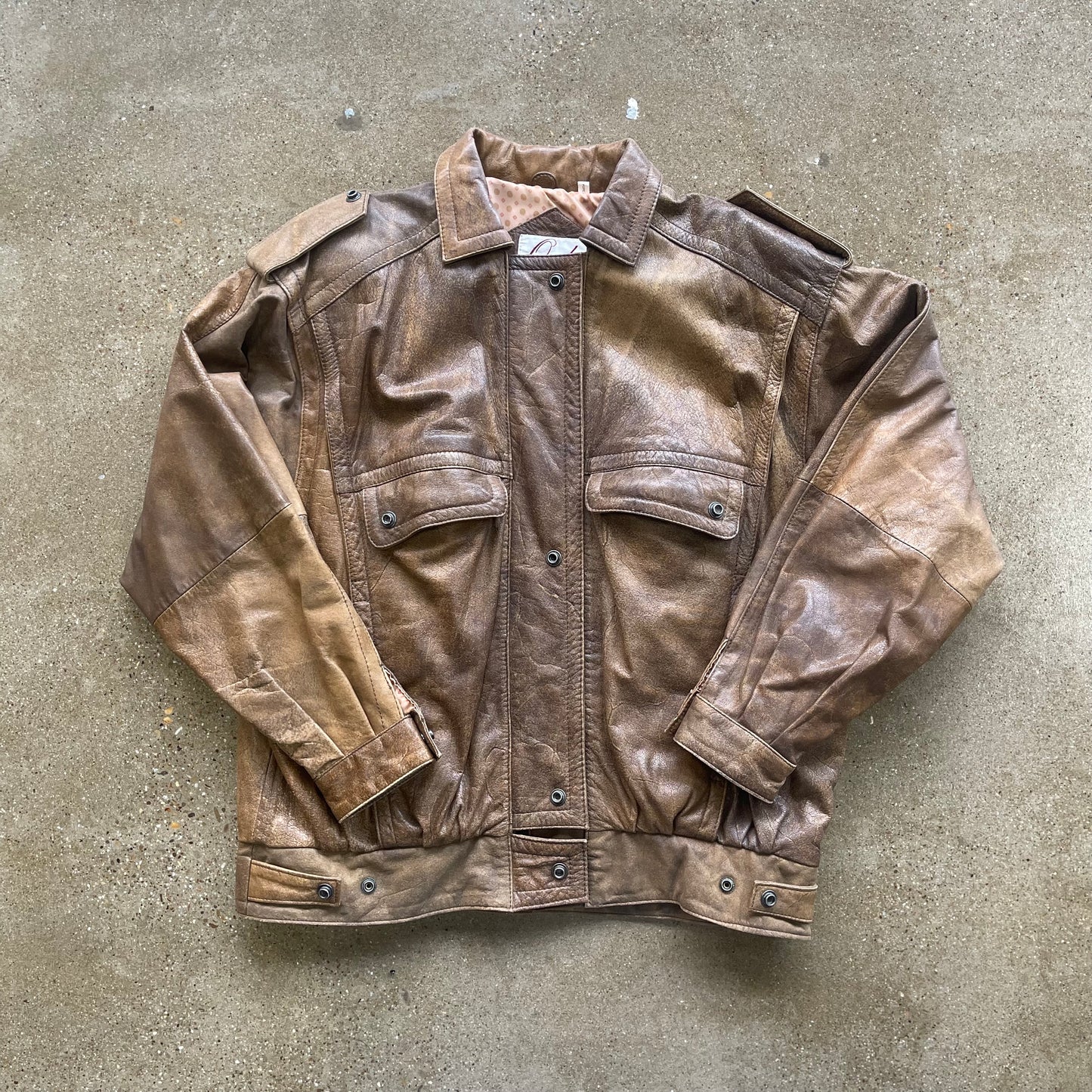 Vintage Ondé Leather Jacket